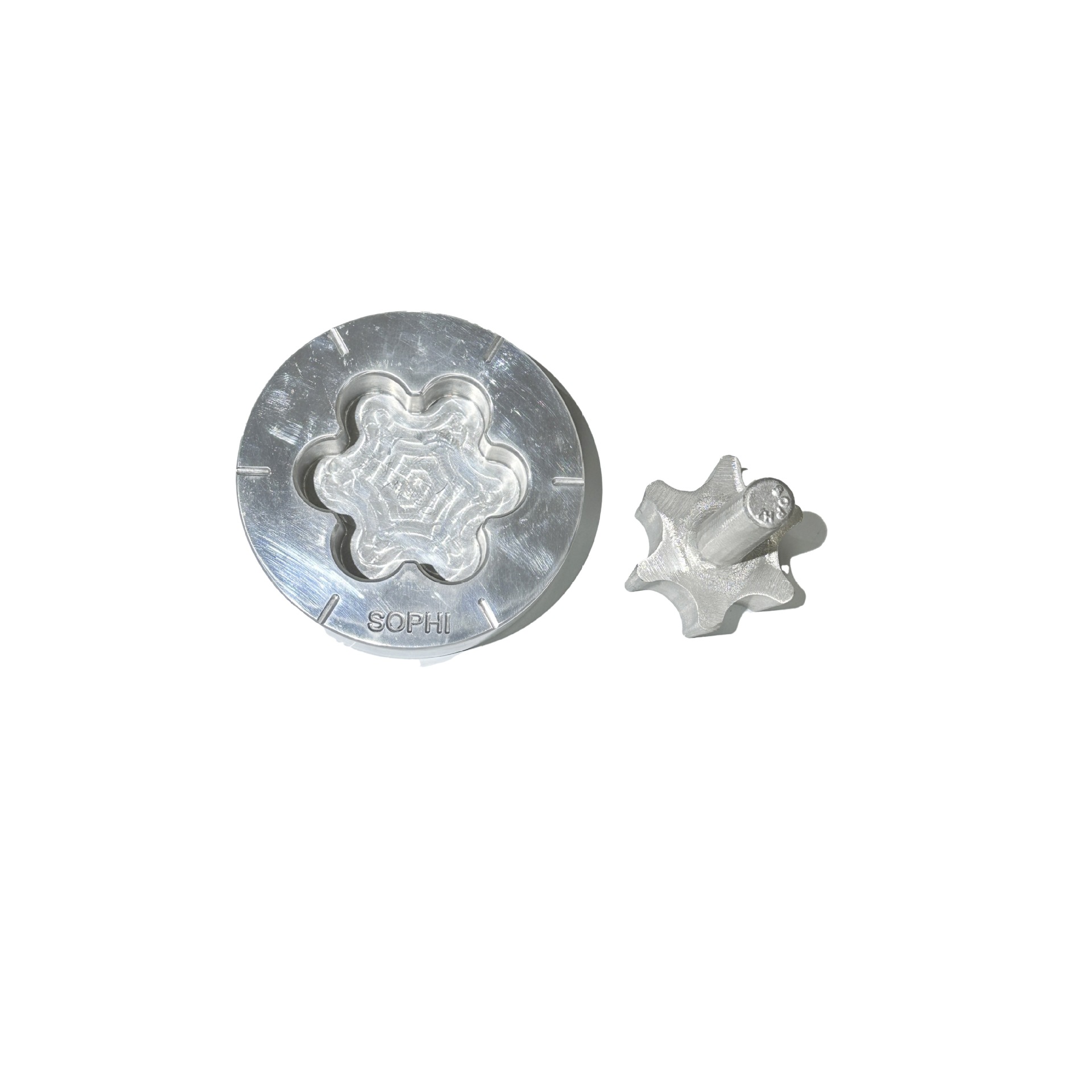 Colección de herramientas: rollos de helado, los cuencos de helado en forma de cuenco, en forma de canasta de flores, están disponibles en aluminio, cobre, madera, etc.