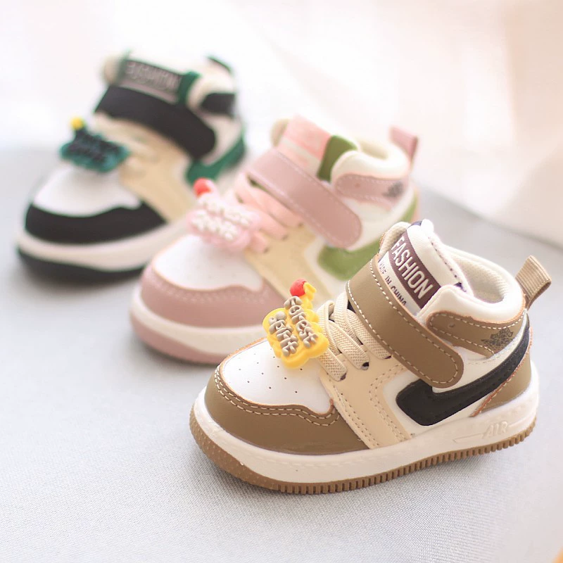 Детская обувь Весенне-Осенняя детская обувь, кроссовки, обувь для мальчиков и малышей, Детская одиночная обувь на мягкой подошве для девочек
