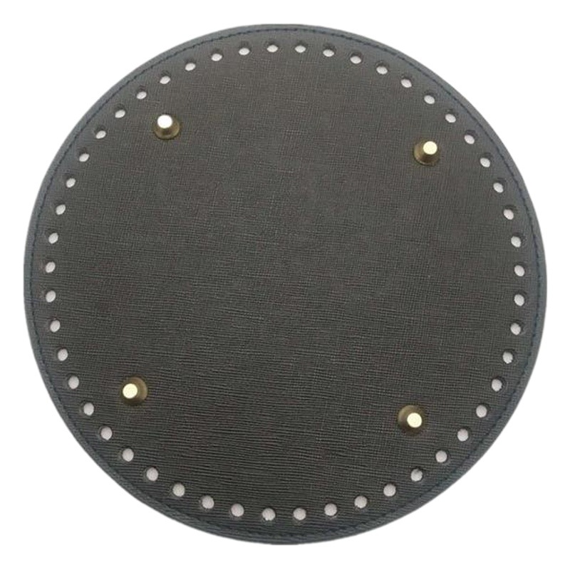 in stock wholesale luggage hardware accessories diy Hyun-a handmade woven bag material bag 19cm round bag bottom