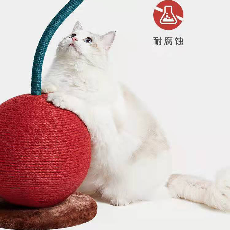 Cherry Cat Climbing Rack Orange Christmas Tree Material diy Cactus Christmas Cat Climbing Rack Cat Scratch Board Small Apartment