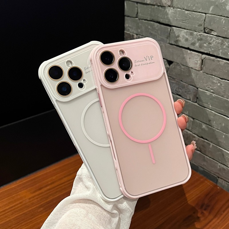 适用iPhone16手机壳秒变17大视窗磁吸细圈肤感散热防摔苹果保护套|undefined