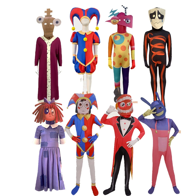 Волшебный цифровой цирк COS pamny Косплей Купальник клоун комбинезон косплей этап