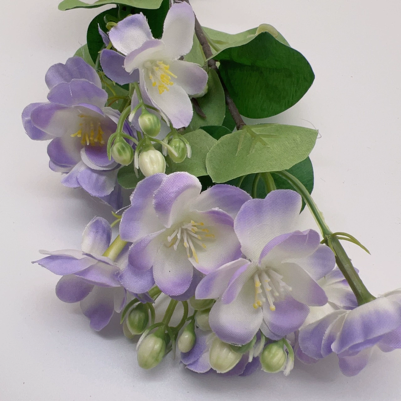 Искусственный Жасмин одна ветка жасмина гостиная обеденный стол украшение стола на открытом воздухе свадебный зал реквизит цветок держит цветок