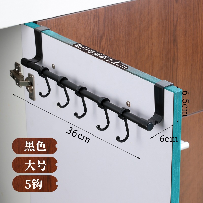 Acero inoxidable de cocina sin perforación puerta colgante trasera puerta colgante trasera puerta colgante puerta colgante estante puerta cabinet percha