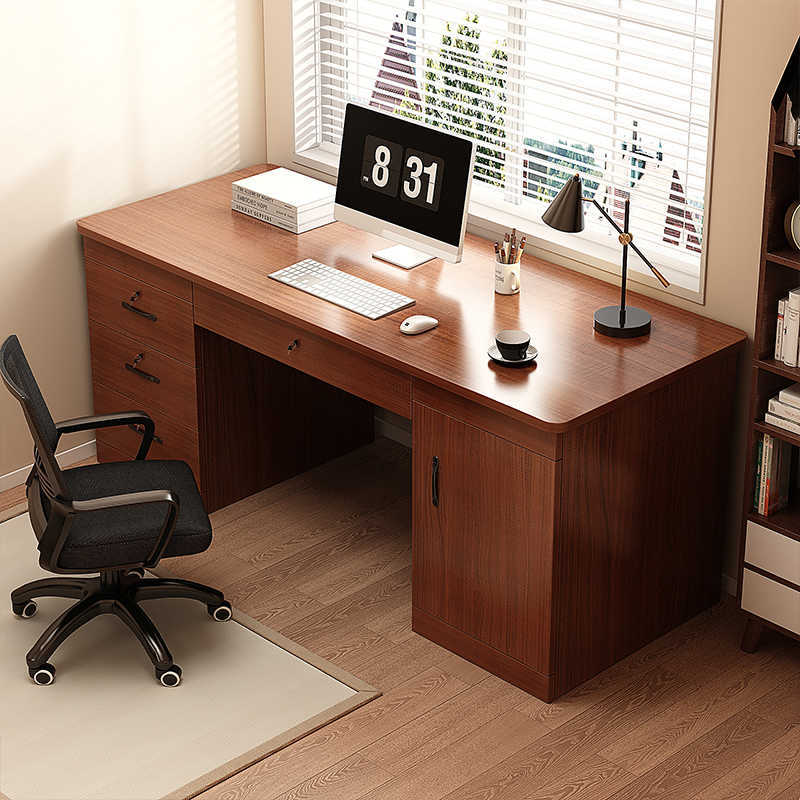 Escritorio simple y moderno escritorio de la computadora del hogar cajón escritorio de la oficina mesa y la silla combinación escritorio individual banco de trabajo