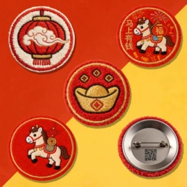 布贴;钥匙扣;徽章