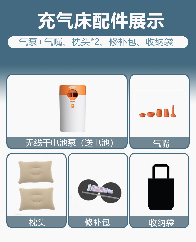 Tesla Model 3/Y Special Car Inflatable Mattress, Electric Vehicle Camping Sleeping Pad, Portable Car Trunk Mat
