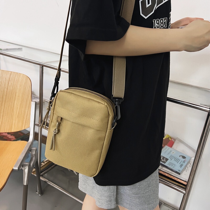 Crossbody Bag for Women Ins Japanese Style Casual Small Shoulder Bag Simple Pure Color Mobile Phone Bag Street Sports Small Bag Men's Shoulder Bag Crossbody Bag for Women Ins Japanese Style Casual Small Shoulder Bag Simple Pure Color Mobile Phone Bag Street Sports Small Bag Men's Shoulder Bag