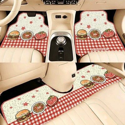 Universal Foot Pad — Floor Mats - sq0630-car-floor-mat-5-5065cm-two-piece-set-silk-circle-pvc