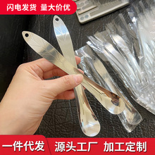 不锈钢咖啡甜品勺家用长柄冰激凌挖勺包饺子馄饨水饺挑馅勺树纹勺