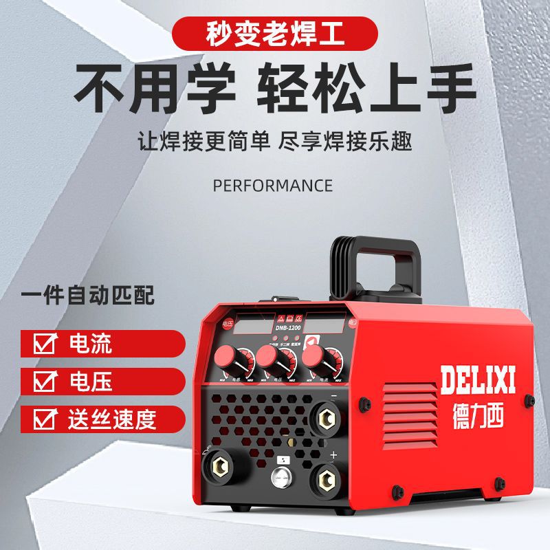 Deluxe 250 soldadora doméstica 315 máquina multiplaca industrial de alta potencia 220V380V doble voltaje accesorios completos
