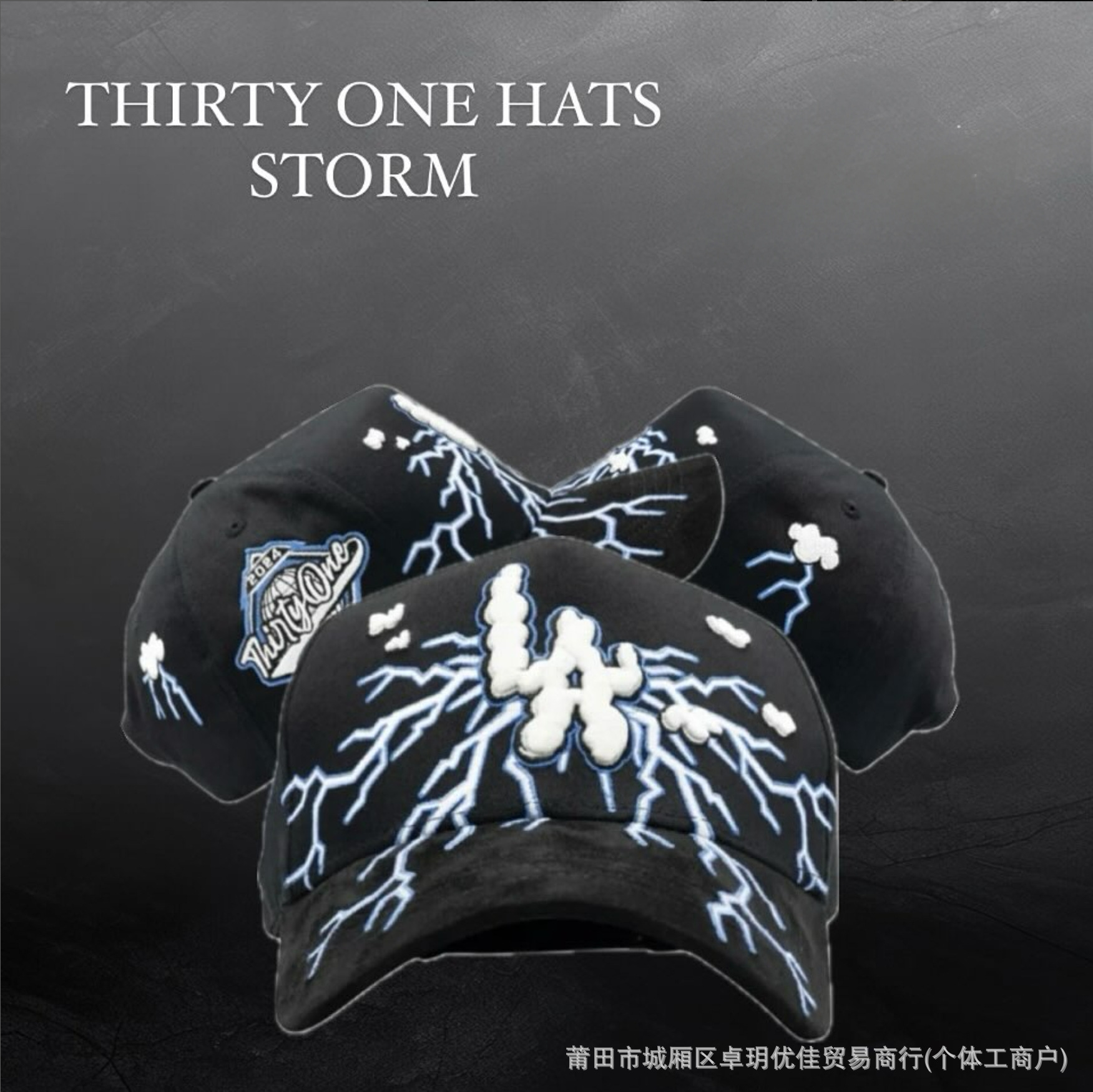 Nuevo sombrero de béisbol DANDY sombrero de letras punzadas sombrero de ajuste sombrero de moda sombrero D - 9