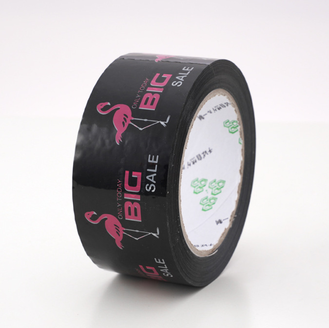 Thankyou cinta adhesiva de embalaje rosa, sello de red, cinta de sellado, cinta de impresión de dibujos animados, fabricante al por mayor