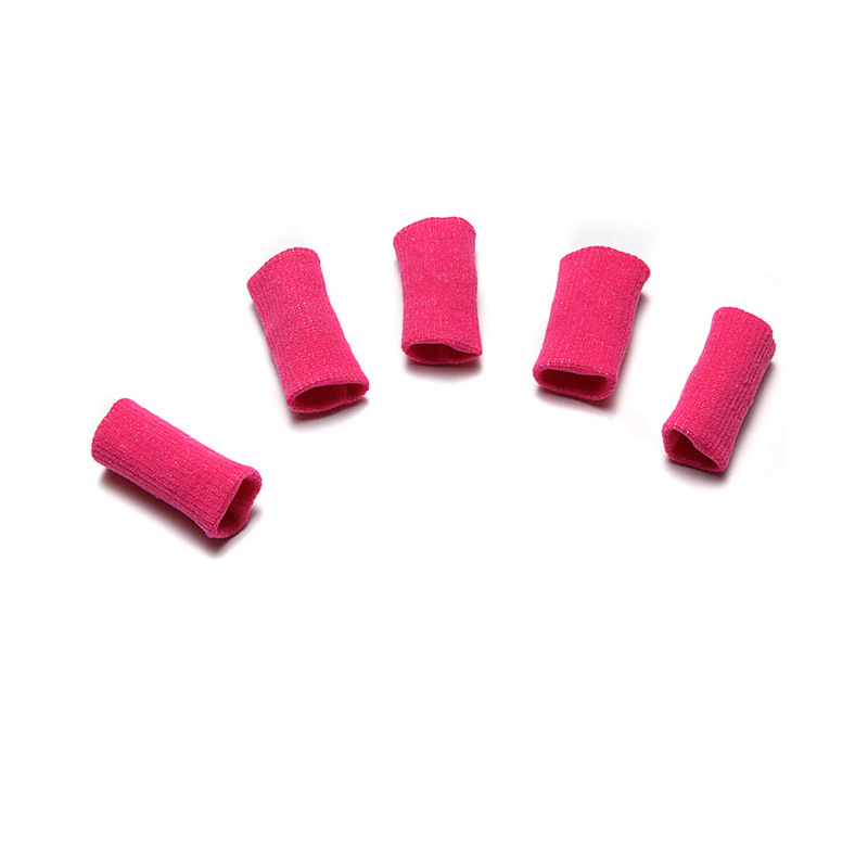 Aikedifei dedo guardia soporte presurizado nylon color dedo manga baloncesto voleibol ciclismo danza deportes dedo guardia