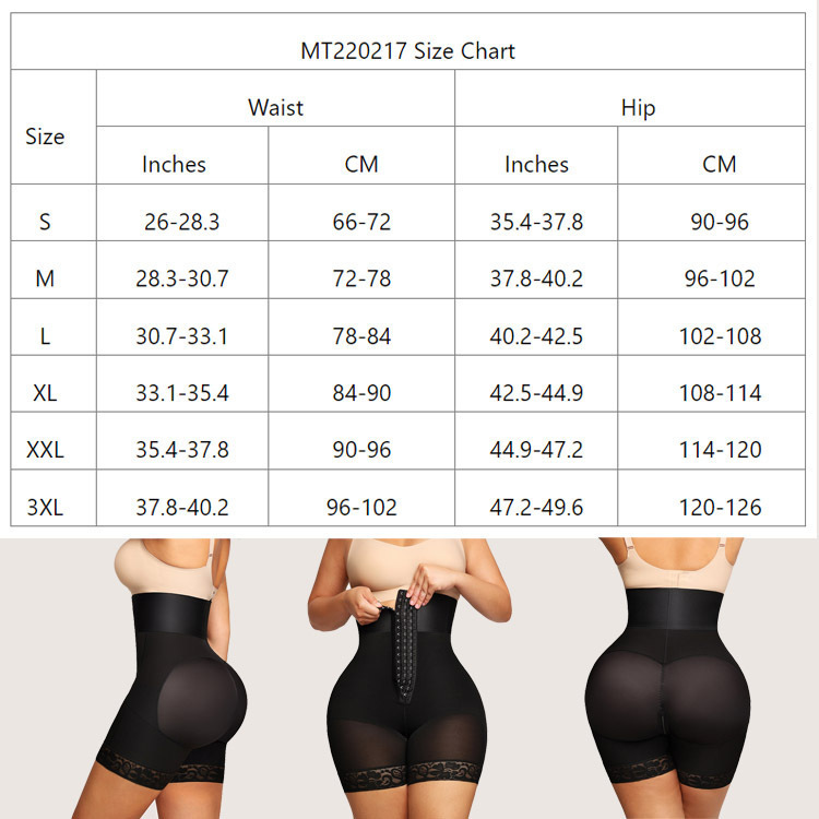 Shapewear leggings med hög midja magkontroll och höftlyft_voghion.com