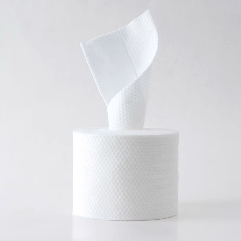 JELIA toallas faciales desechables, toallas faciales de salón de belleza gruesas, toallas de limpieza facial tipo rodillo para el hogar, toallas de limpieza facial caseras