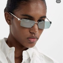 2025新款无方框金属太阳眼镜男ins墨镜女爱心t家外贸跨境时尚复古