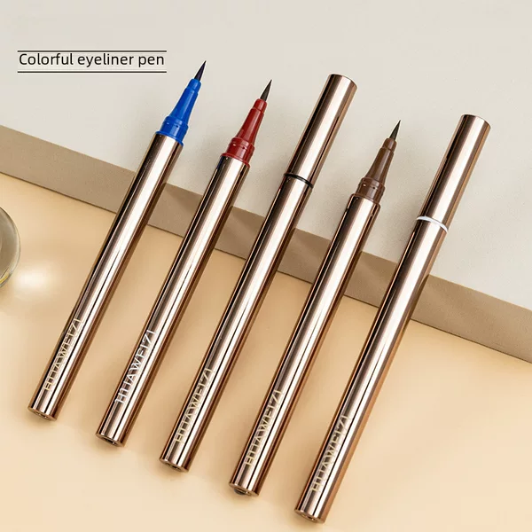 Starry Sky Eyeliner Quick-Drying Colorful Brown Non-Smudge Easy to Color Ultra-Fine Liquid Eyeliner Pen Eye Makeup Eyeliner Pen