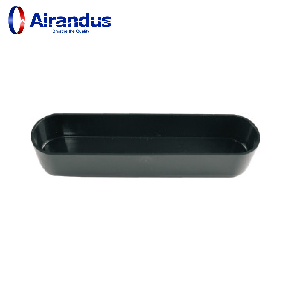 热销ABS新风系统配件132*30地送风扁管PVC堵头