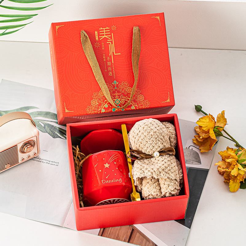 Taza de diamante de cerámica de 55 grados Taza de temperatura constante de alto valor Taza de café Taza de taza Posavasos Taza caliente de aislamiento Taza de agua