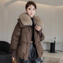 冬季新款2025羽绒棉服短款洋气韩版宽松棉衣毛领加厚外套气质棉袄