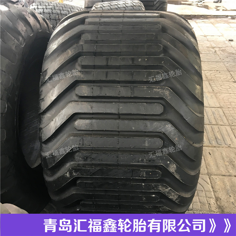 现货处理草场牧场农用宽基运梁车轮胎710/45R22.5农用拖斗车后轮