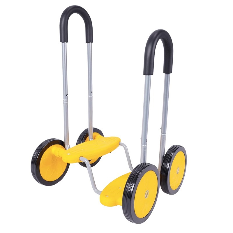 Bicicuna equilibrada sin apoyabrazos, pisoteo de pies, equipo de entrenamiento físico en interiores y exteriores para niños, material didáctico de pedal de juguete