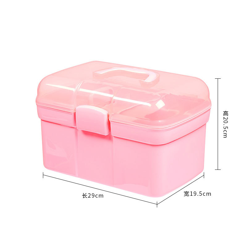 Gran capacidad manicura Caja de Herramientas portátil fototerapia lámpara manicura caja de almacenamiento de doble capa rejilla salón de uñas especial