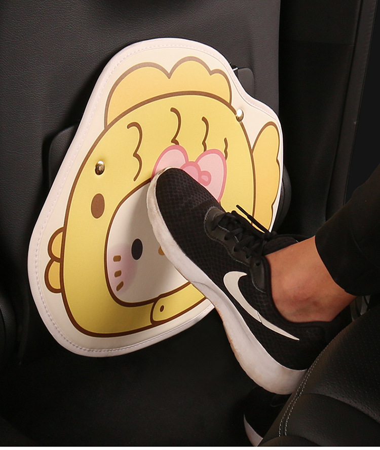 Taiyaki Car Anti-Kick Pad Universal Rear Seat Back Anti-Dirty Protective Pad Kidsren's Car Rear Seat Anti-Kick Pad