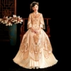 Champagne Th006 pleated skirtless head jewelry
