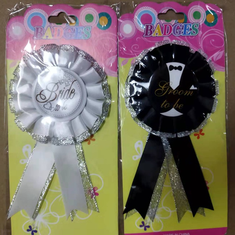 Joyas de fiesta de solteros en stock, insignia de novia, decoración de fiesta, bride to be insignia, insignia de latín