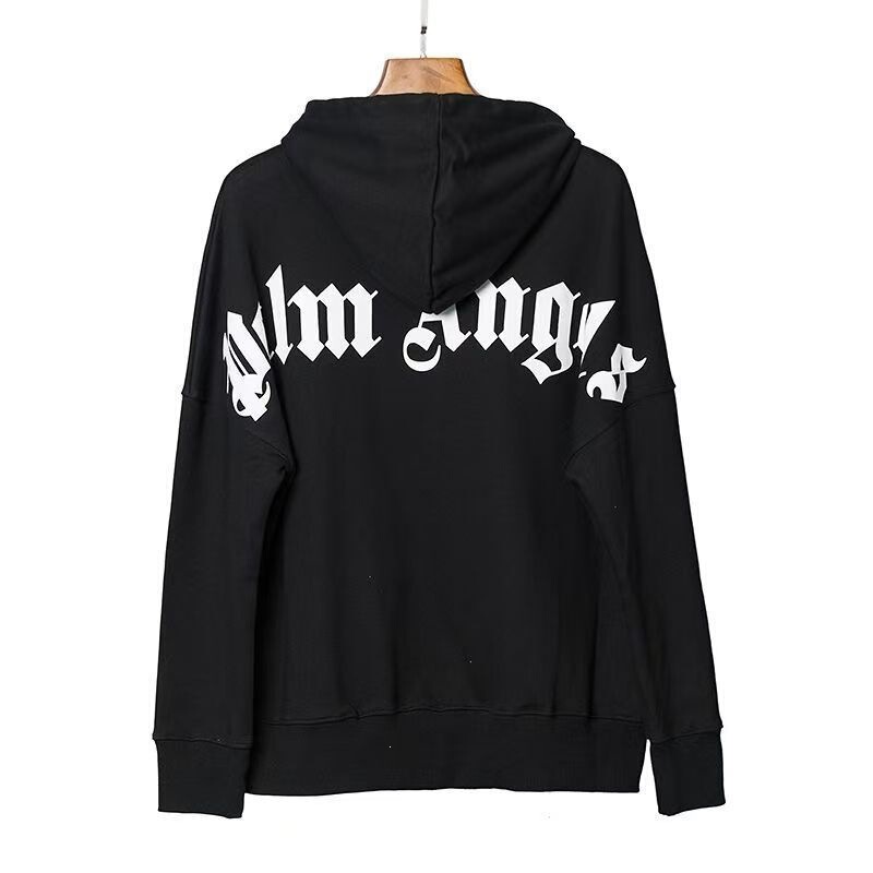 Cross-border wholesale of trendy European and American brands: Palm Angels loose-fit autumn and winter hooded sweatshirts, unisex couple's style, made with high-quality cotton Cross-border wholesale of trendy European and American brands: Palm Angels loose-fit autumn and winter hooded sweatshirts, unisex couple's style, made with high-quality cotton