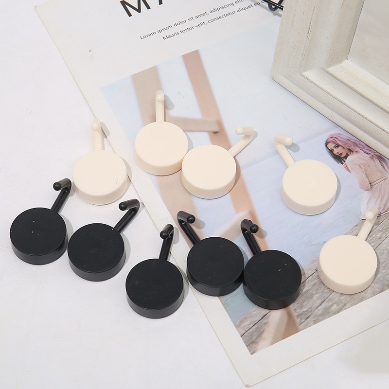 Adhesivo de gancho, pared fuerte, sin perforación, gancho de cocina, pegado a la pared detrás de la puerta, sin costuras, gancho adhesivo de llave, gancho doméstico