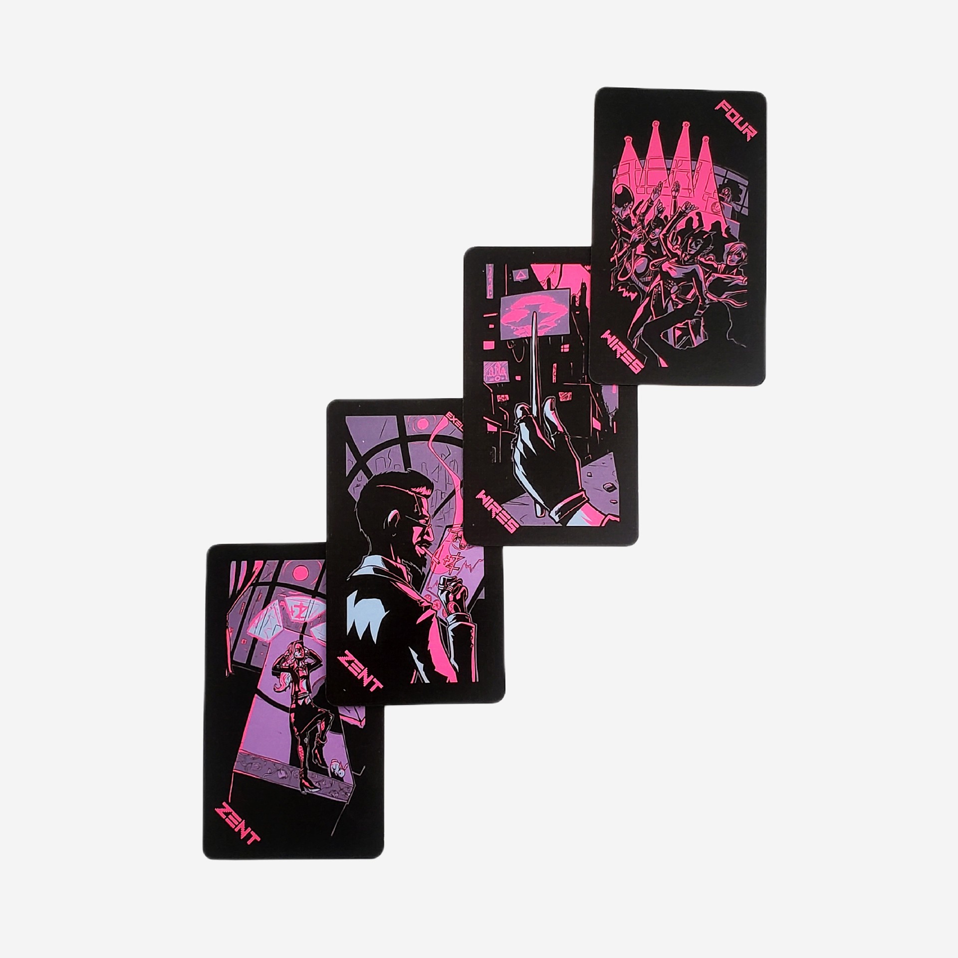 Cartas de Tarô Lua Neon 2023 - Item Imperdível para Compras Internacionais_voghion.com