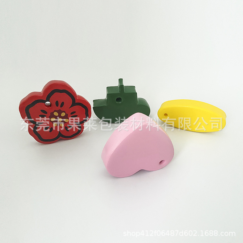 Pu Foam Products Floating Sponge Foam Floating Keychain Dipped in Glue Sponge Float Keychain Closed-Cell Dipped in Glue