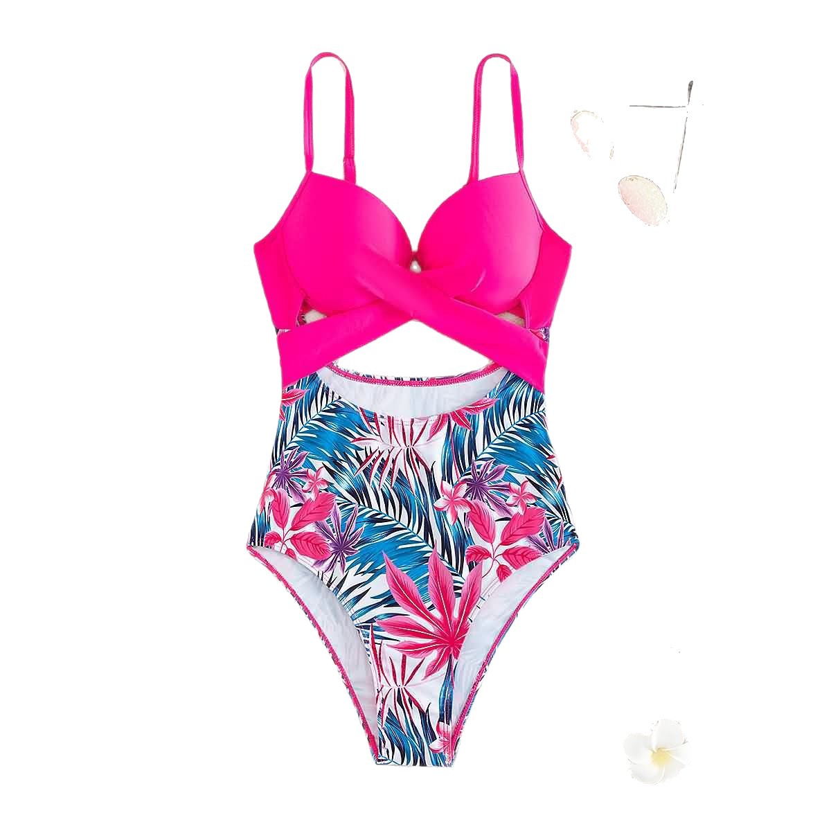 2025 nuevo trajes de baño de una sola pieza de mujeres europeas y americanas trajes de baño de damas sexuales en stock al por mayor insfengbi