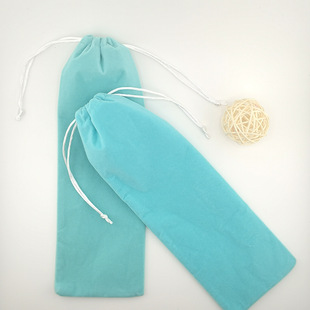 Factory direct velvet bag curling iron straight hair comb portable packaging storage bag drawstring pocket can be printed logo