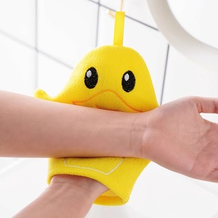 Children's bath towel does not hurt the skin painless bath towel household baby children's bath artifact gloves foaming cute