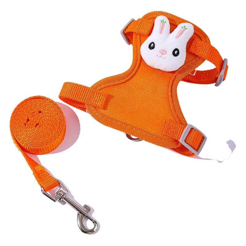 Transfronterizo nueva cuerda de perro correa de gato correa de pecho cuerda de perro de peluche perro de oso cuerda para caminar cadena de perro pequeño