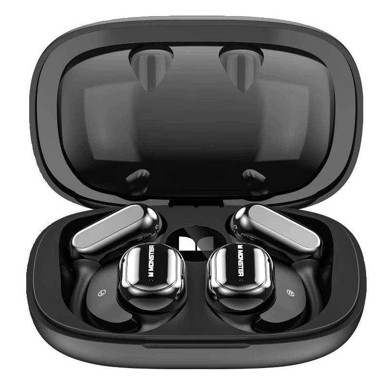 Наушники Monster AC100 Bluetooth, беспроводные с креплением за ухо — открытый тип, поддержка вызовов, шумоподавление, музыка