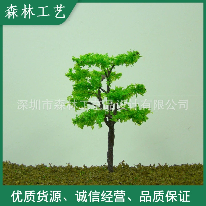 Песочный стол модель здания дерево аксессуары для микроландшафта зеленое моделирование растений ландшафтное декоративное проволочное дерево 121