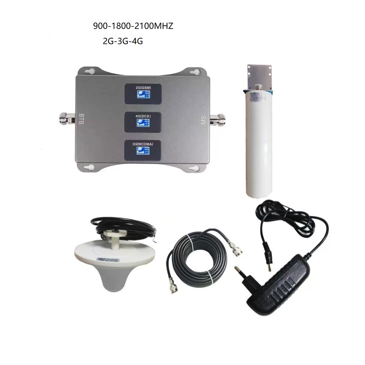 跨境手机信号放大器900/1800/2100MHZ2G/3G/4G增强器大功率宽频