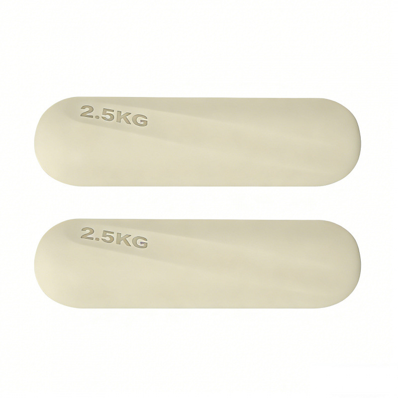 Dumbbell redondo de silicona fijo equipo de fitness yoga pilates entrenamiento de fuerza dumbbell redondo de silicona