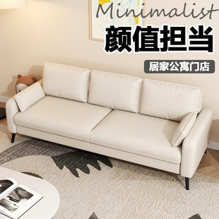 Simple Modern Small Apartment Rental Bedroom Apartment Living Room Clothing Store Rest Area Reception Double Sofa Lazy Person