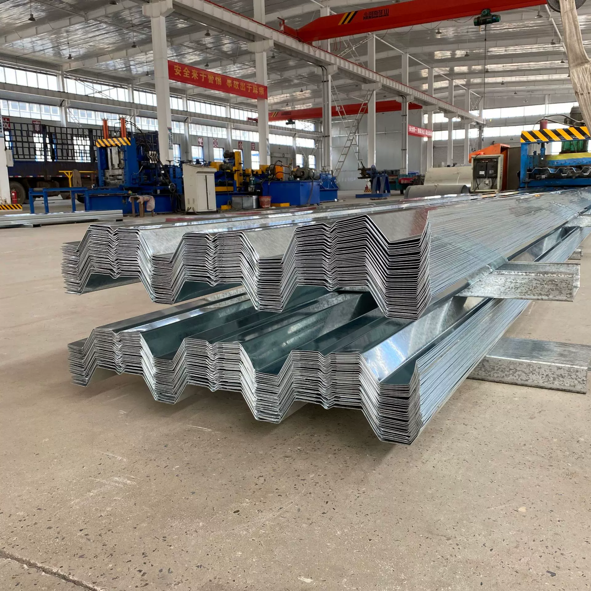 生产彩钢板压型板 建筑施工750型楼承板 彩钢瓦压型承重板厂家