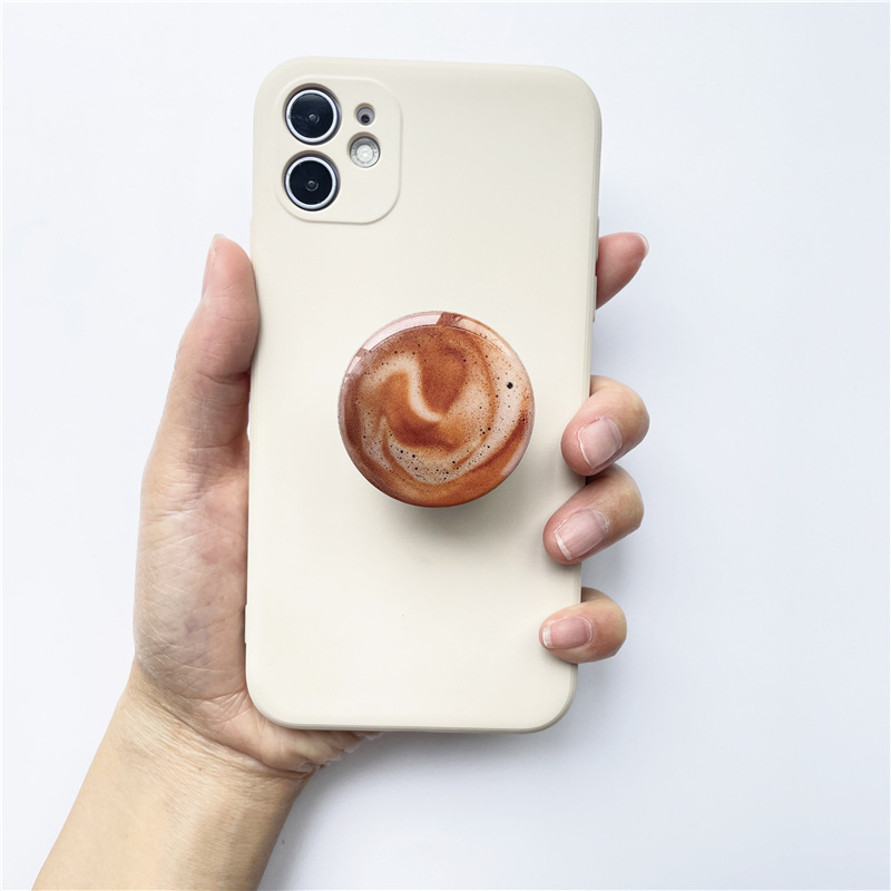 12g Weight Mobile Phone Universal Applicable Brands Airbag Bracket Classification Plastic Material Cappuccino, 1605 Coffee Pattern Retro, Classic Style Style Cappuccino 1605 Coffee Plastic Retro Classic Style Mobile Phone Universal Airbag Bracket 9