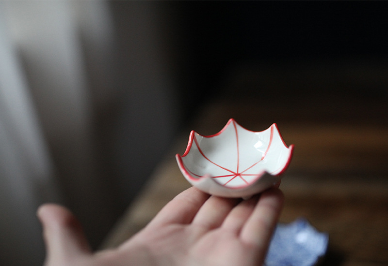 Mini small flavored disc day -style ceramic seasoning disk Creative…