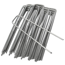 U-Shaped Galvanized Ground Anchors Stakes Pegs Pins Spike跨