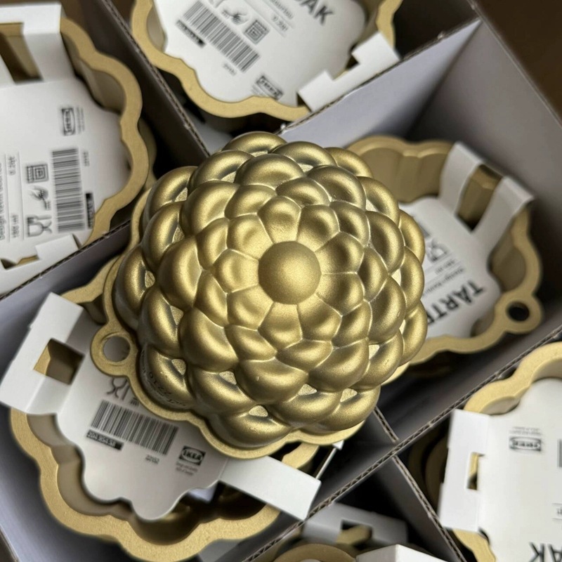 瑞典品牌订单 耐高温碳钢不粘涂层易脱模模具 花朵戚风蛋糕小烤盘