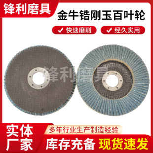 Manufacturers produce Taurus zirconium corundum impeller polishing wheel processing customization